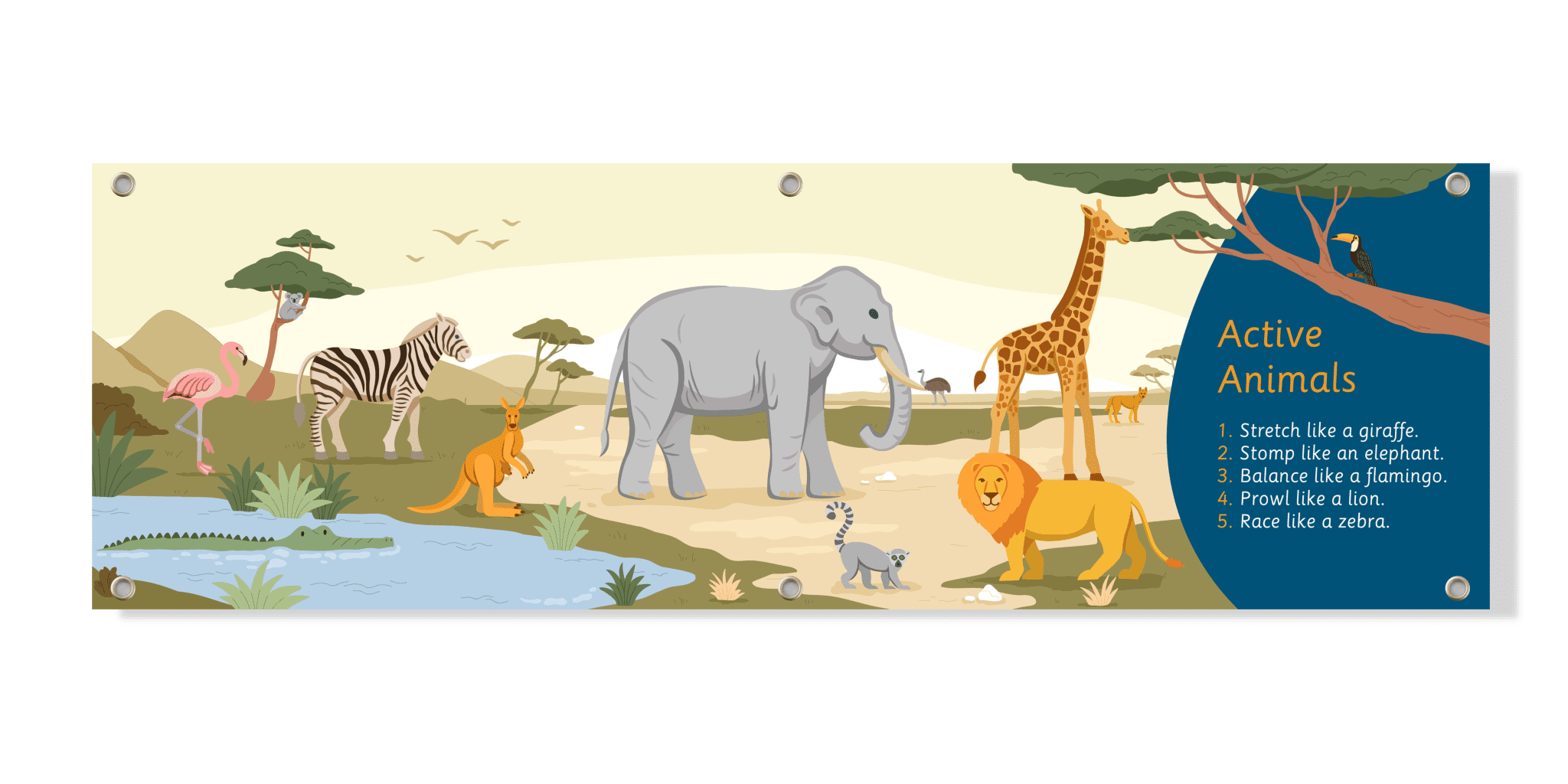 Active Animal Banner